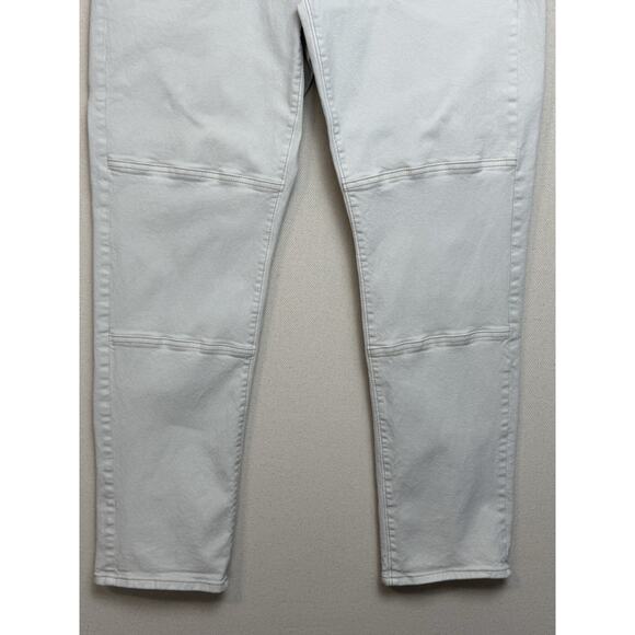 LOFT Size 6 28 Cream Natural The Girlfriend Denim Jeans Utility Classic Autumn - Picture 3 of 14